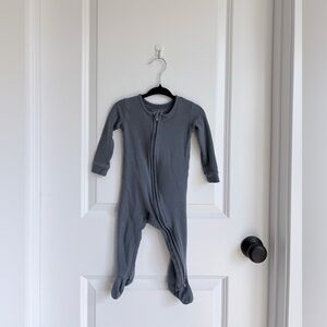 🍼Colored Organics Baby Peyton Zipper Sleeper in Harbor